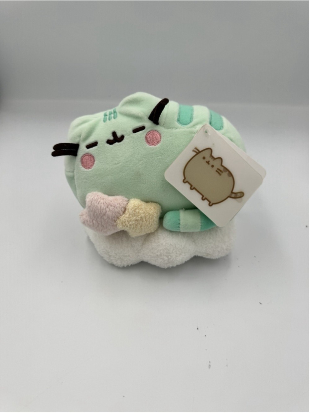 PUSHEEN Squisheen On Cloud Sleeping Plush Claire’s Exclusive Green Cat Toy W/Tag